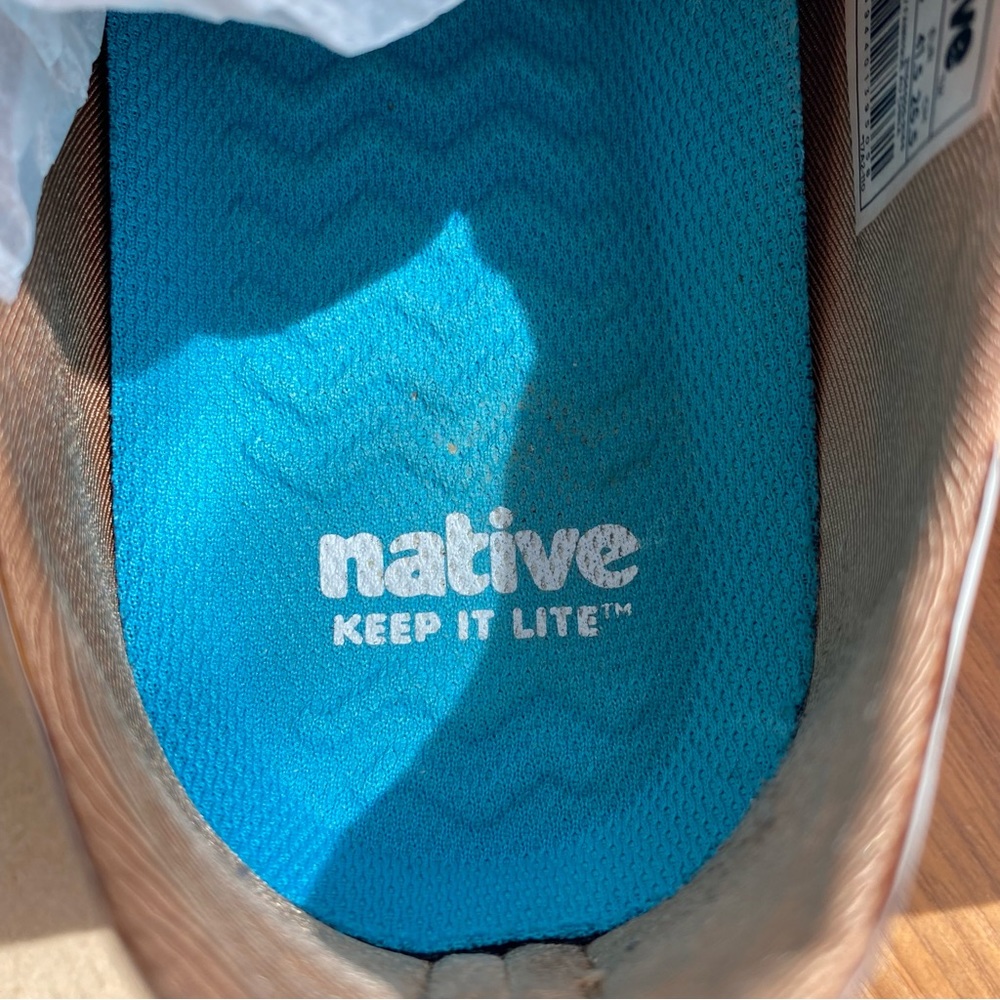 Native Keep It Lite - Men’s Tan Shoes Size 8.5 - Picture 5 of 8